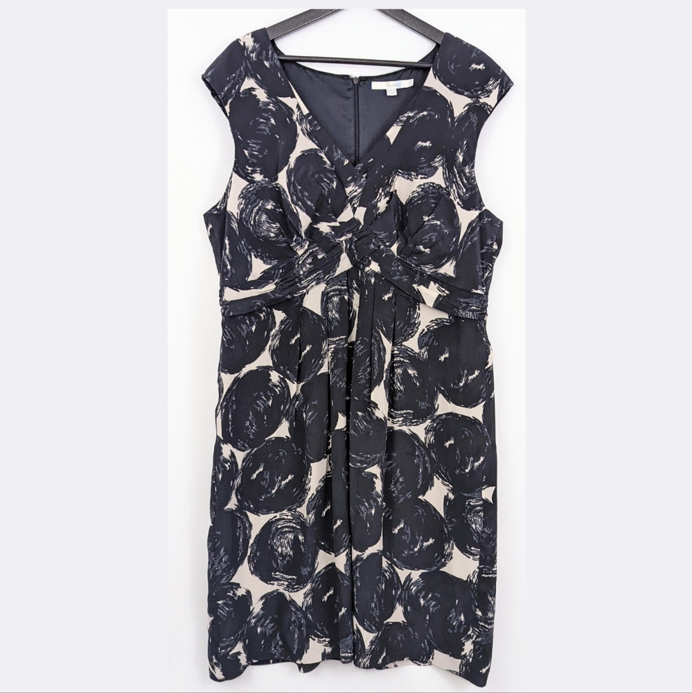 Boden Nancy 100% Silk Dress Size 16 Long